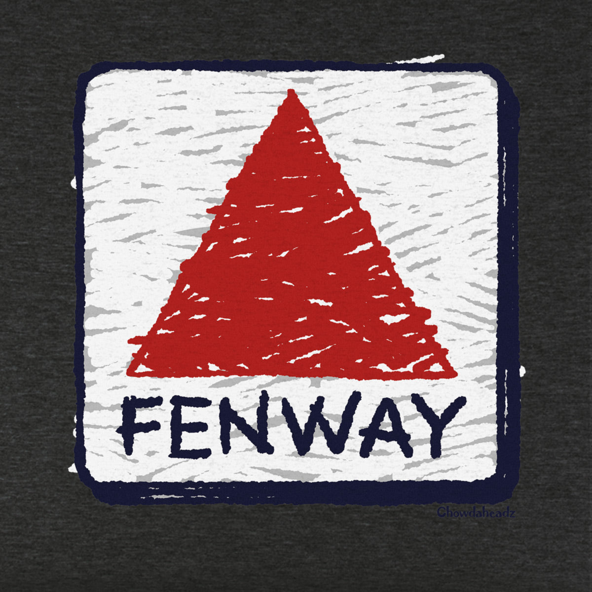 Crayon Fenway Sign Youth T-Shirt