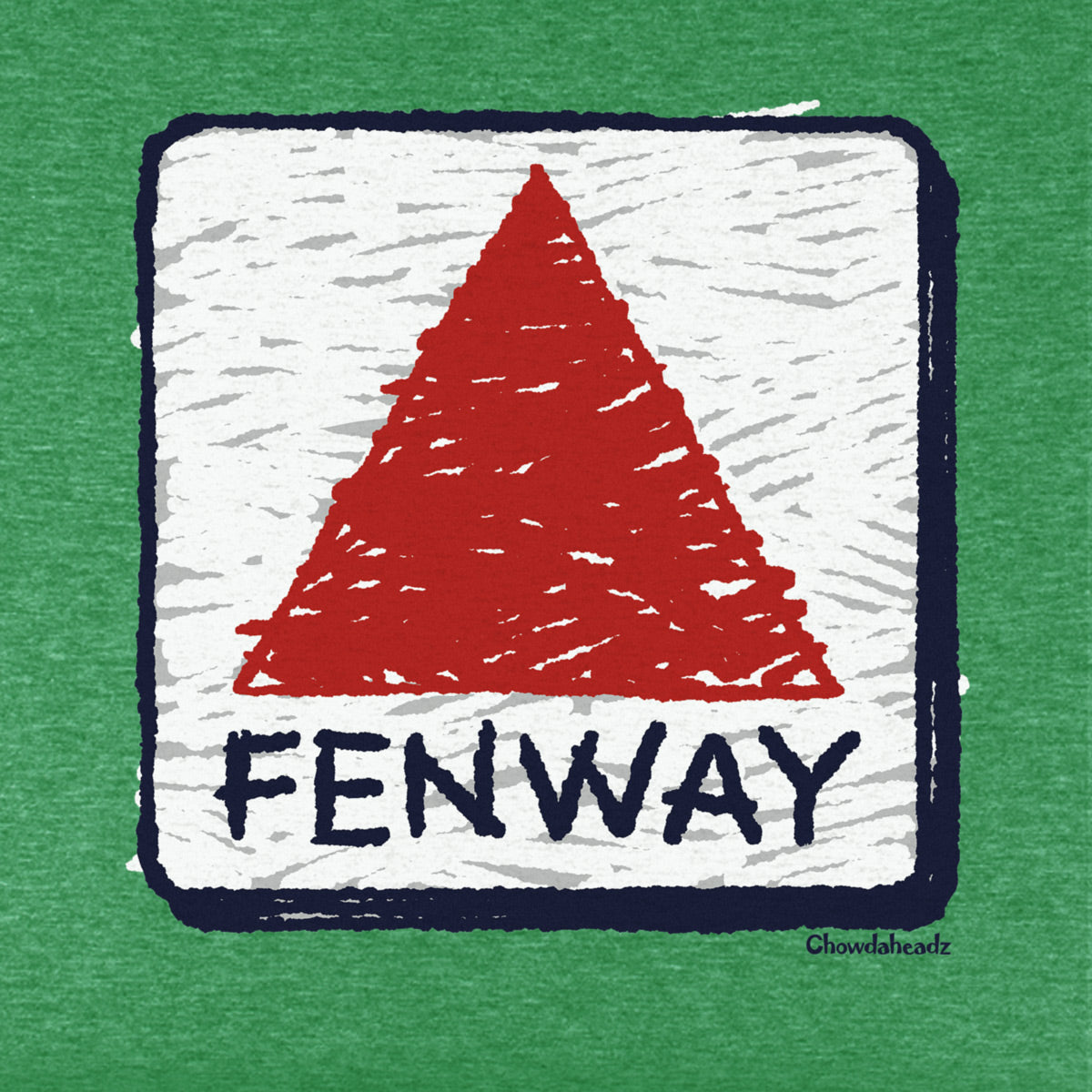 Crayon Fenway Sign Youth T-Shirt