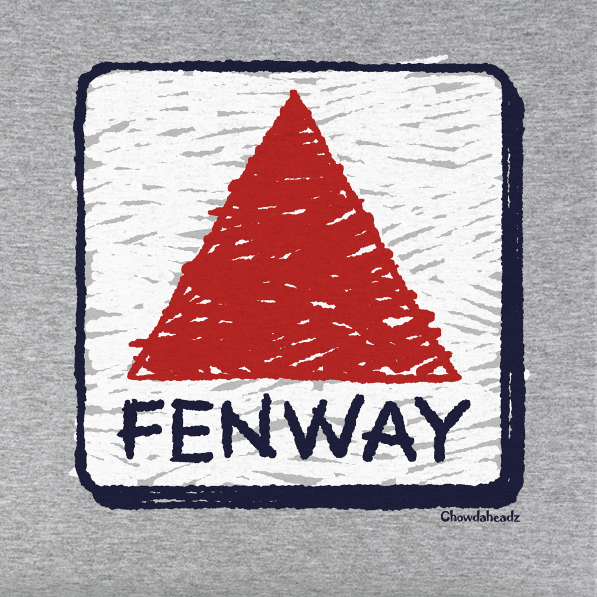Crayon Fenway Sign Youth T-Shirt