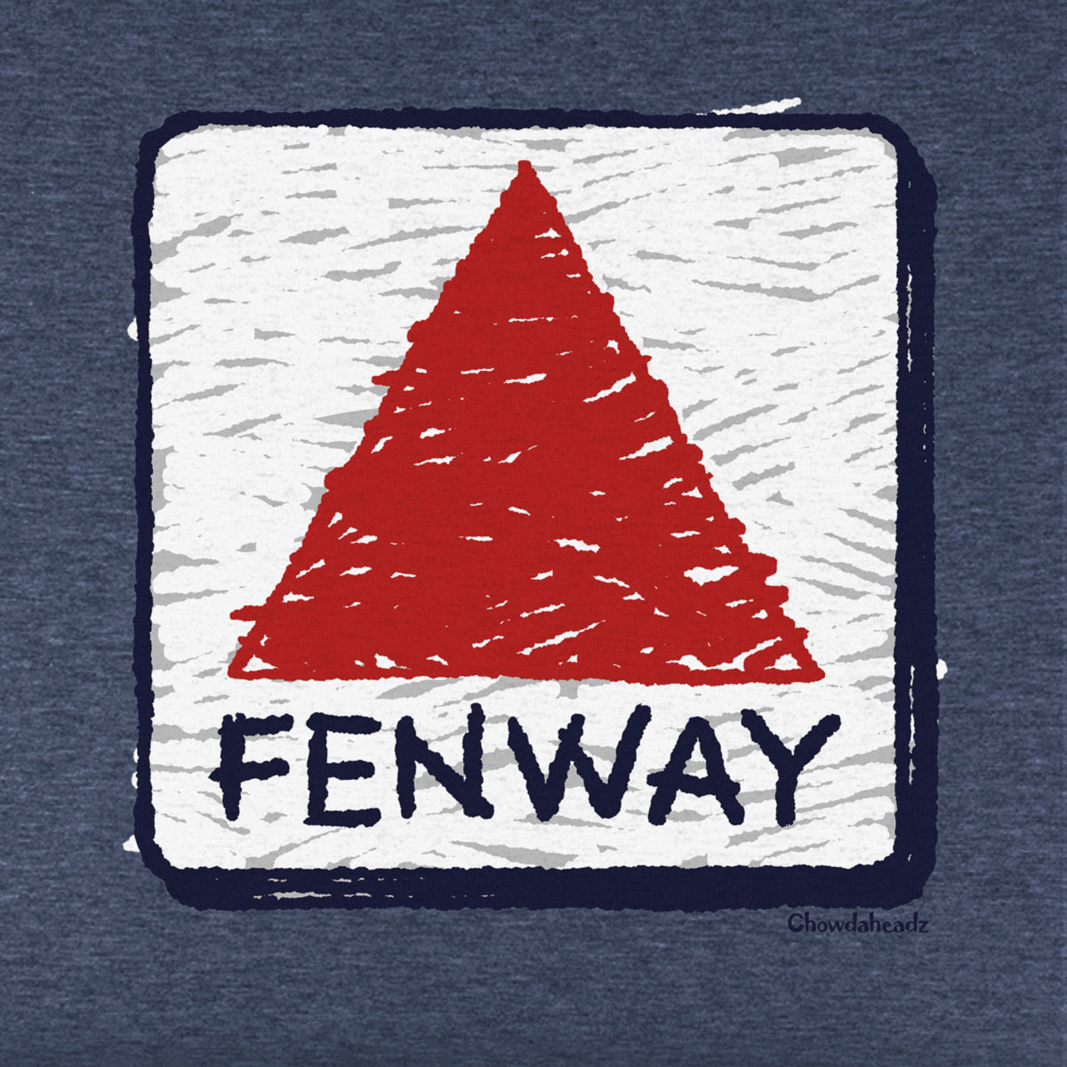 Crayon Fenway Sign Youth T-Shirt