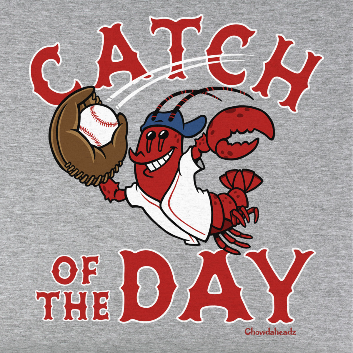 Catch Of The Day Baseball Lobster Youth T-Shirt