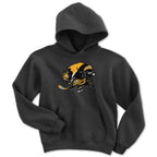 Big Bad Boston Bear Youth Hoodie in charcoal