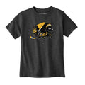 Big Bad Boston Bear Youth T-Shirt in charcoal