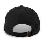 Side view of Boston Rainbow Paint dad hat