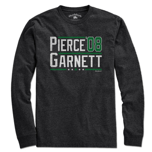 Pierce Garnett '08 Basketball long sleeve t-shirt in charcoal — Boston Celtics legends long sleeve