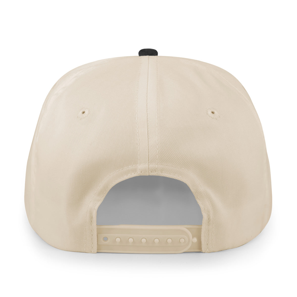 Navy/Stone retro snapback trucker with Fenway Upside Down Arch printed leather patch