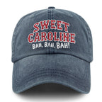 Sweet Caroline Printed Washed Dad Hat