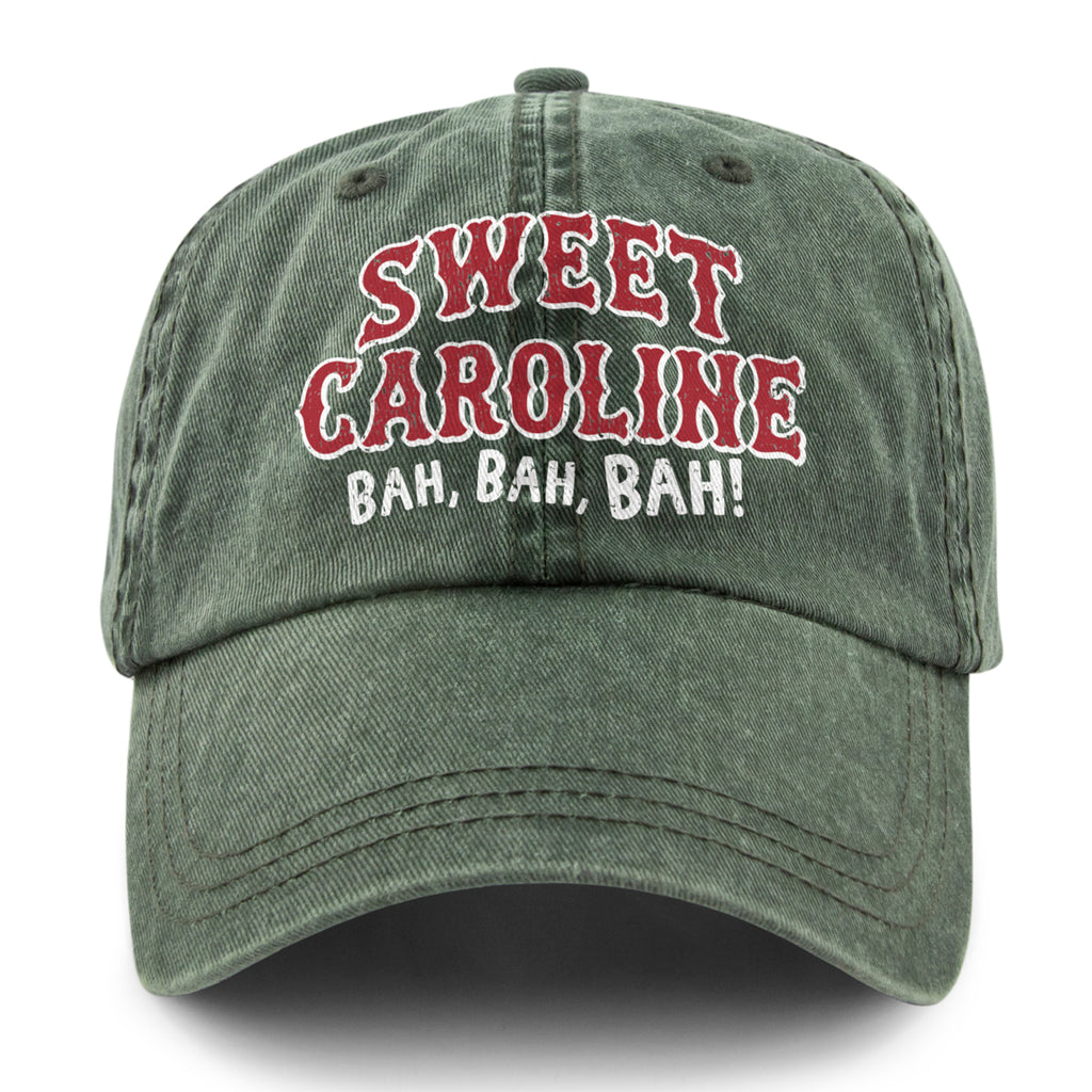 Sweet Caroline Printed Washed Dad Hat - Chowdaheadz