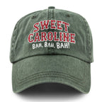 Sweet Caroline Printed Washed Dad Hat