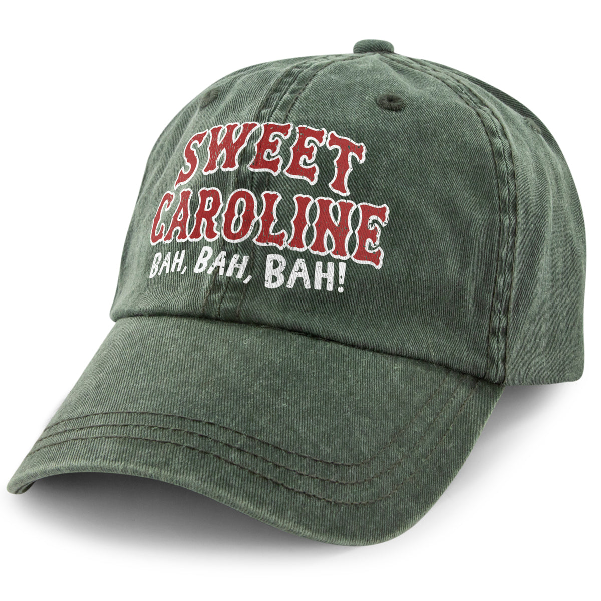 Sweet Caroline Printed Washed Dad Hat - Chowdaheadz