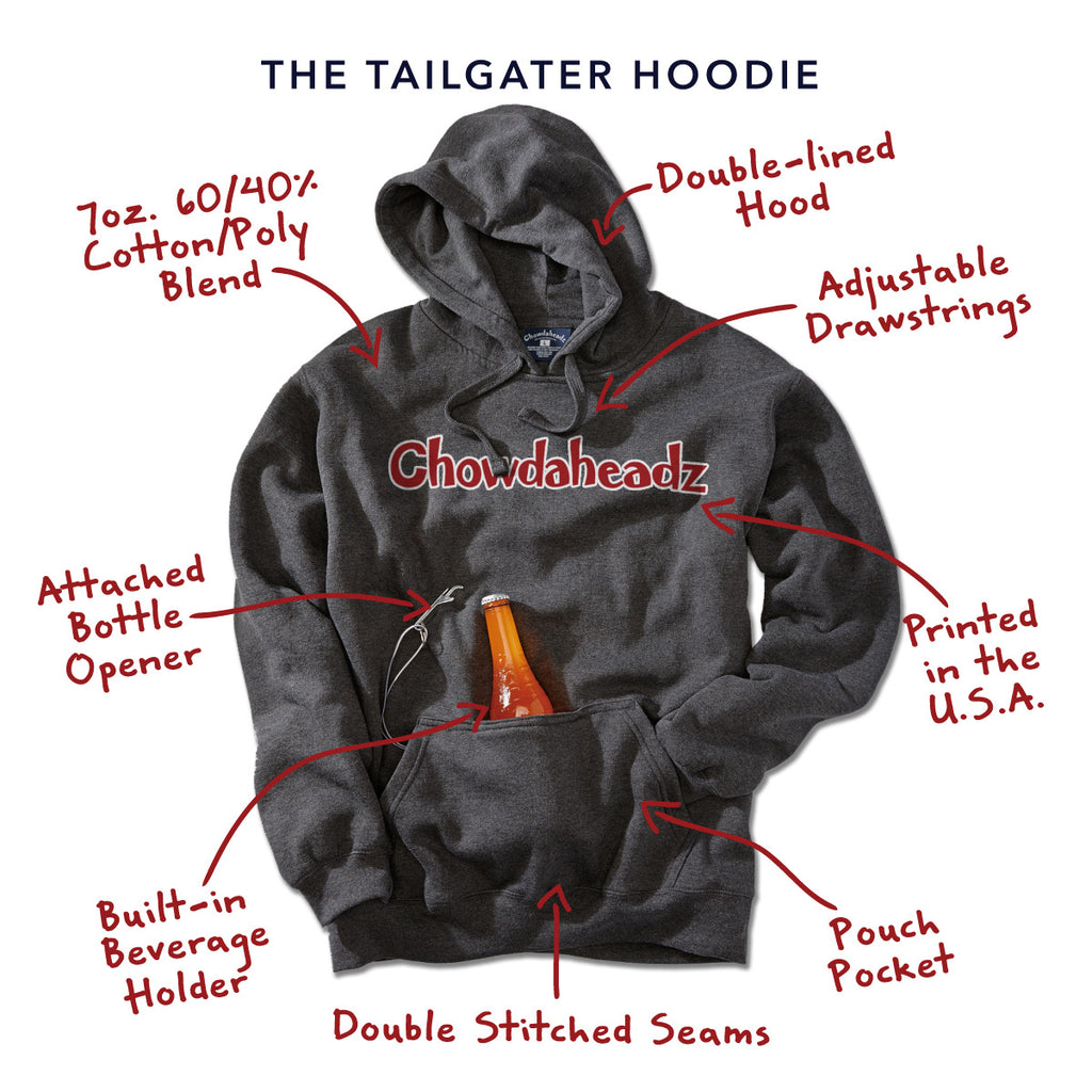 New England Arch Tailgater Hoodie - Chowdaheadz