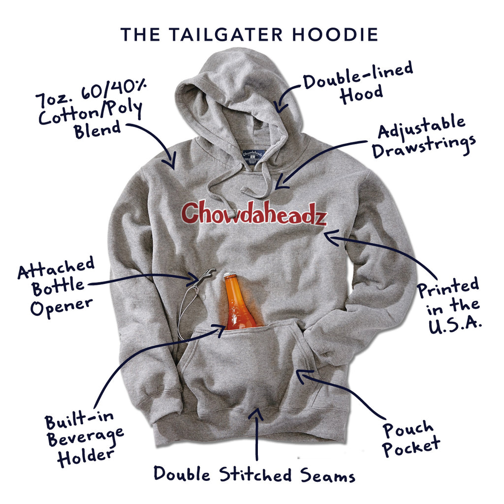Wicked Smaaht Boston Bar Tailgater Hoodie - Chowdaheadz