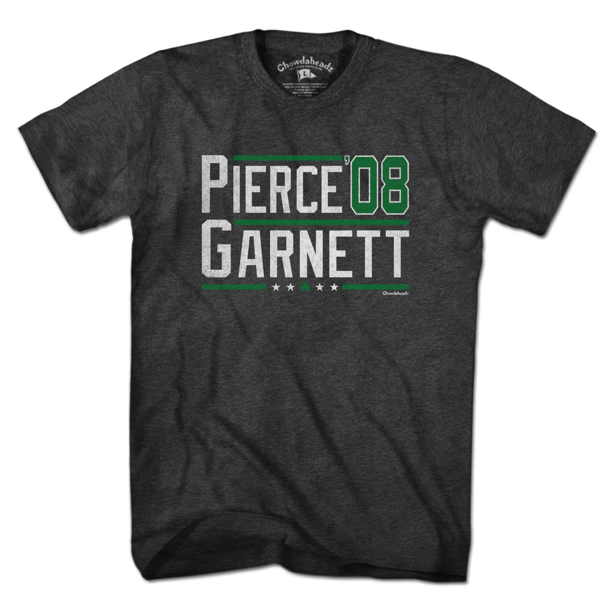 Pierce Garnett '08 Basketball t-shirt in charcoal — Boston Celtics 2008 banner-year tee