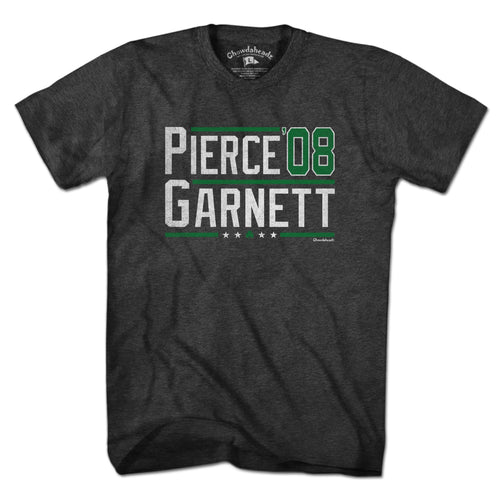 Pierce Garnett '08 Basketball t-shirt in charcoal — Boston Celtics 2008 banner-year tee