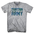 Men's Tee in Gray with Tartan Army Scotland football graphic