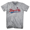 Keep It Up Hacky Sack t-shirt in gray — retro hacky sack tee