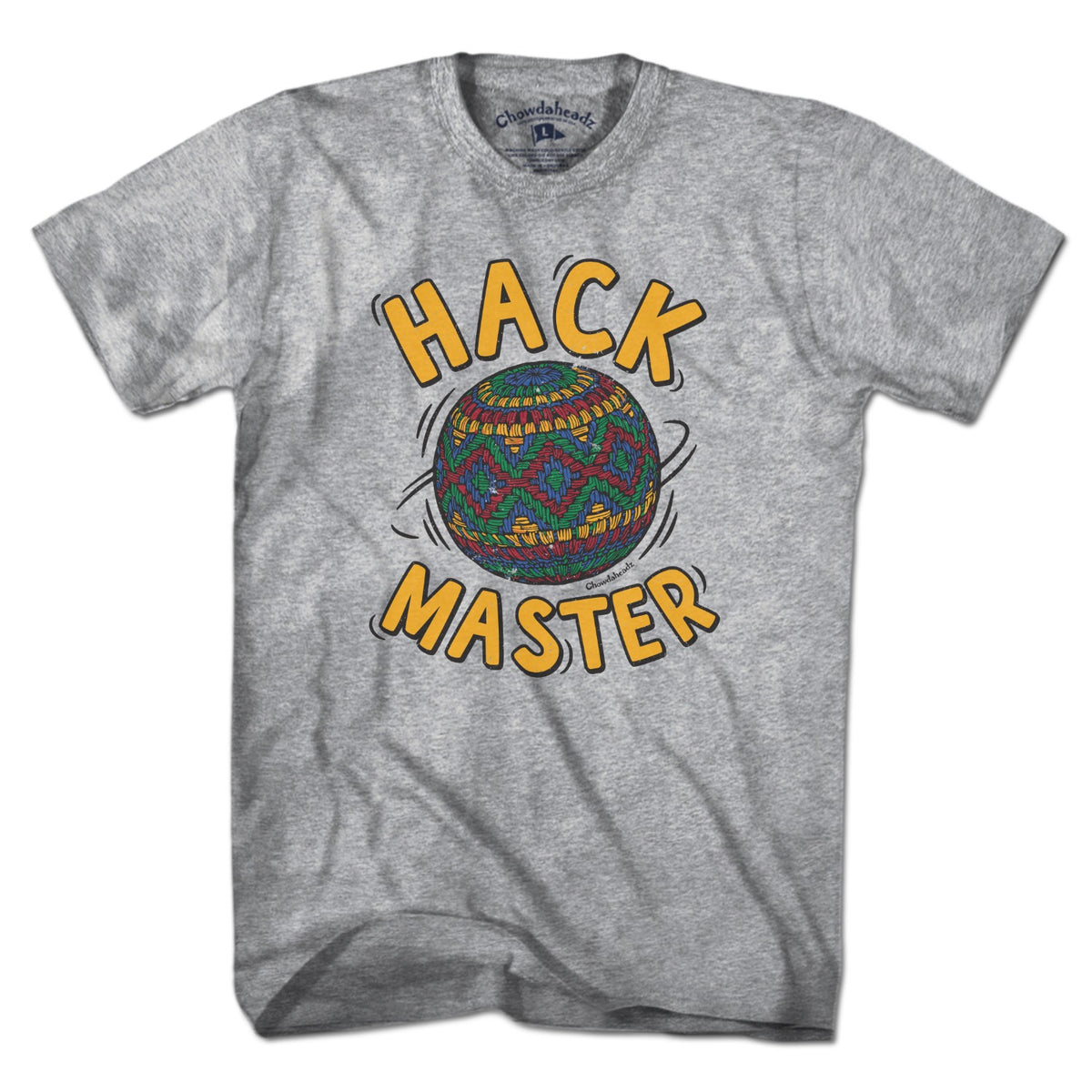 Hack Master t-shirt in gray — Boston hustle tee