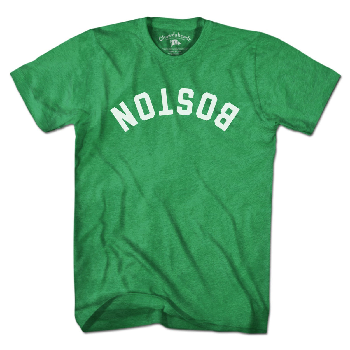 Upside Down Arch men’s t-shirt in kelly green — Boston pride tee
