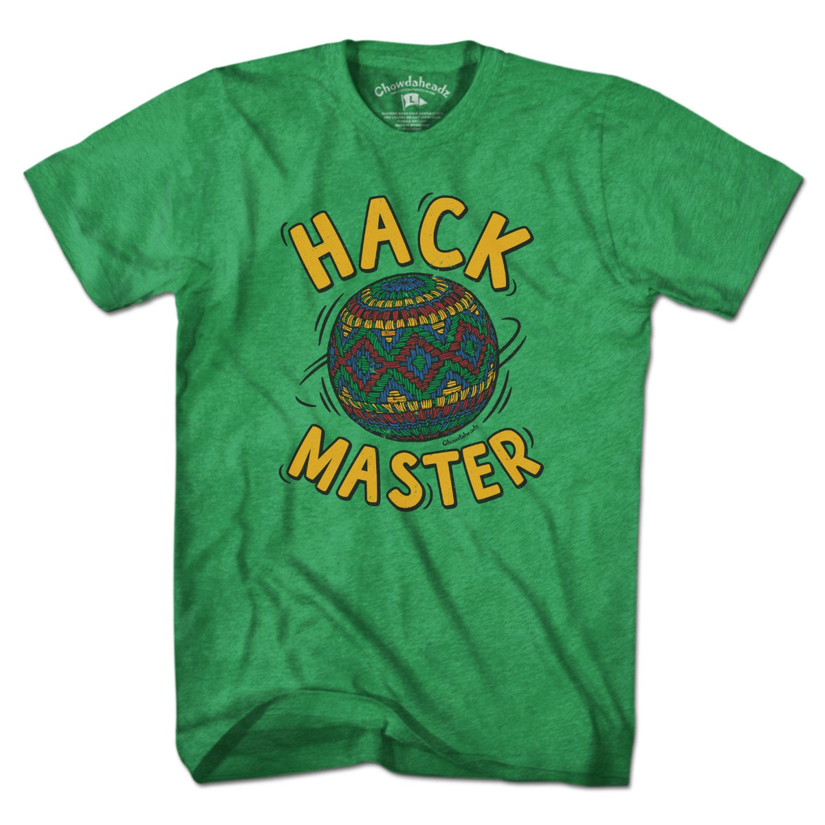 Hack Master t-shirt in kelly green — Boston hustle tee
