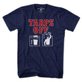 Men's Tee in Navy with Tarps Off Boston baseball graphic