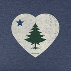 Vintage Maine Heart Youth Hoodie - Chowdaheadz