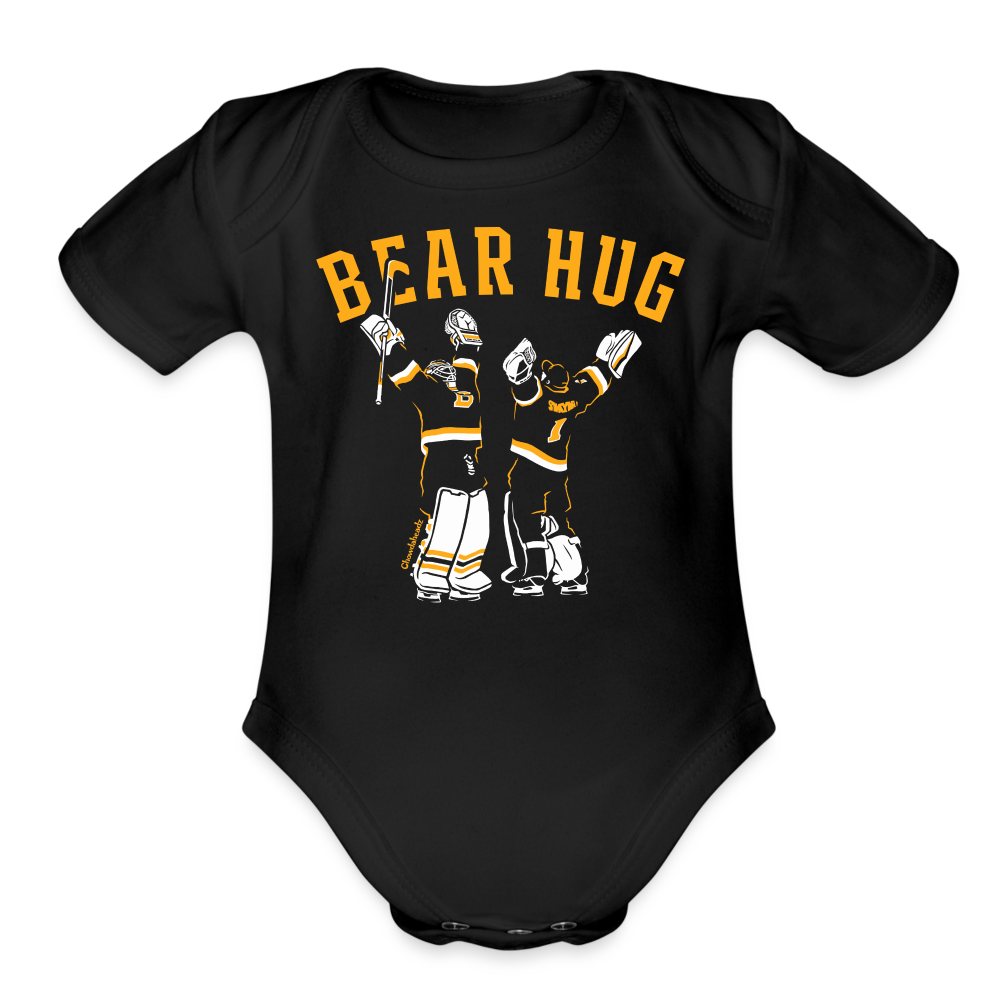 Bear Hug Infant One Piece - black