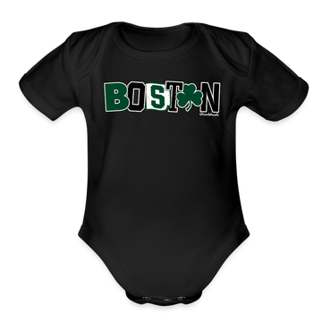Boston Basketball Pride Infant One Piece - black