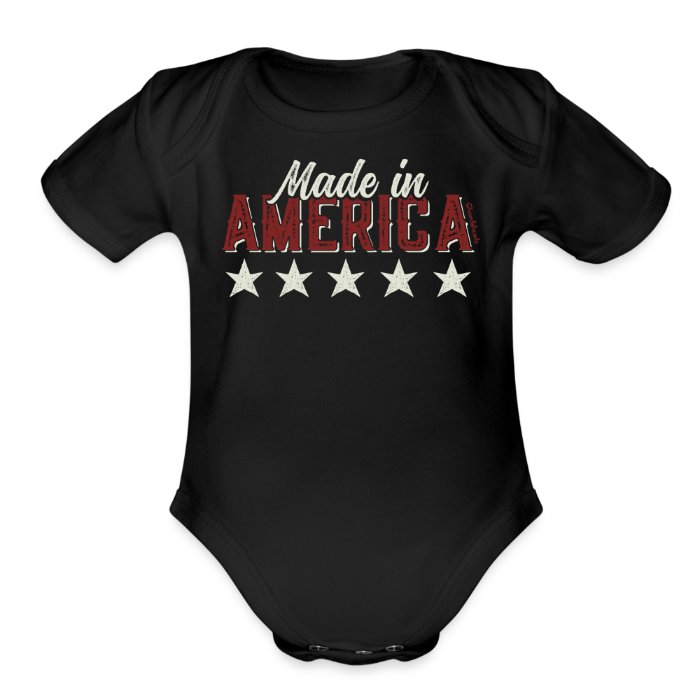 Made In America Infant One Piece - black