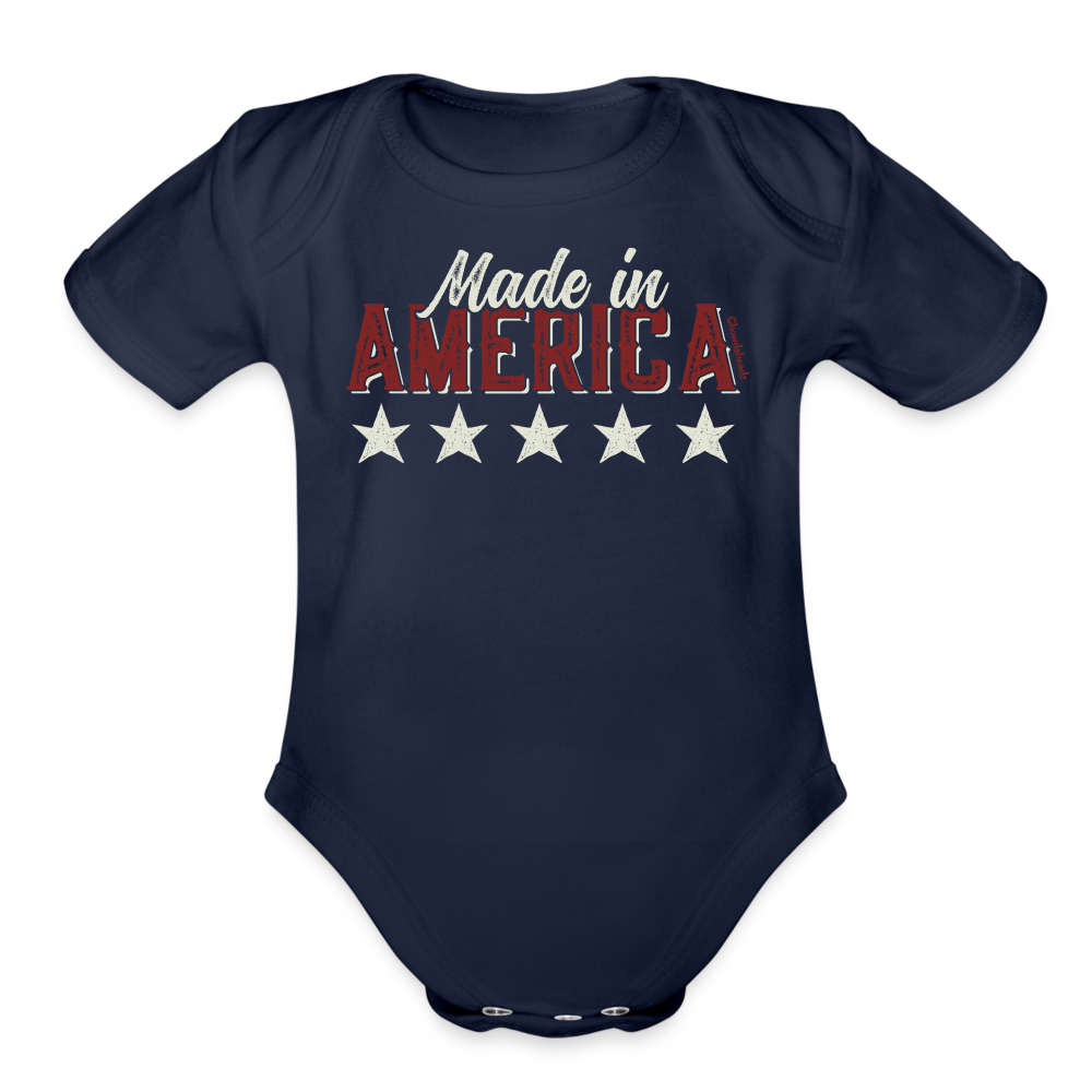 Made In America Infant One Piece - dark navy