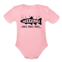 Here...Fishy, Fishy, Fishy Infant One Piece - light pink