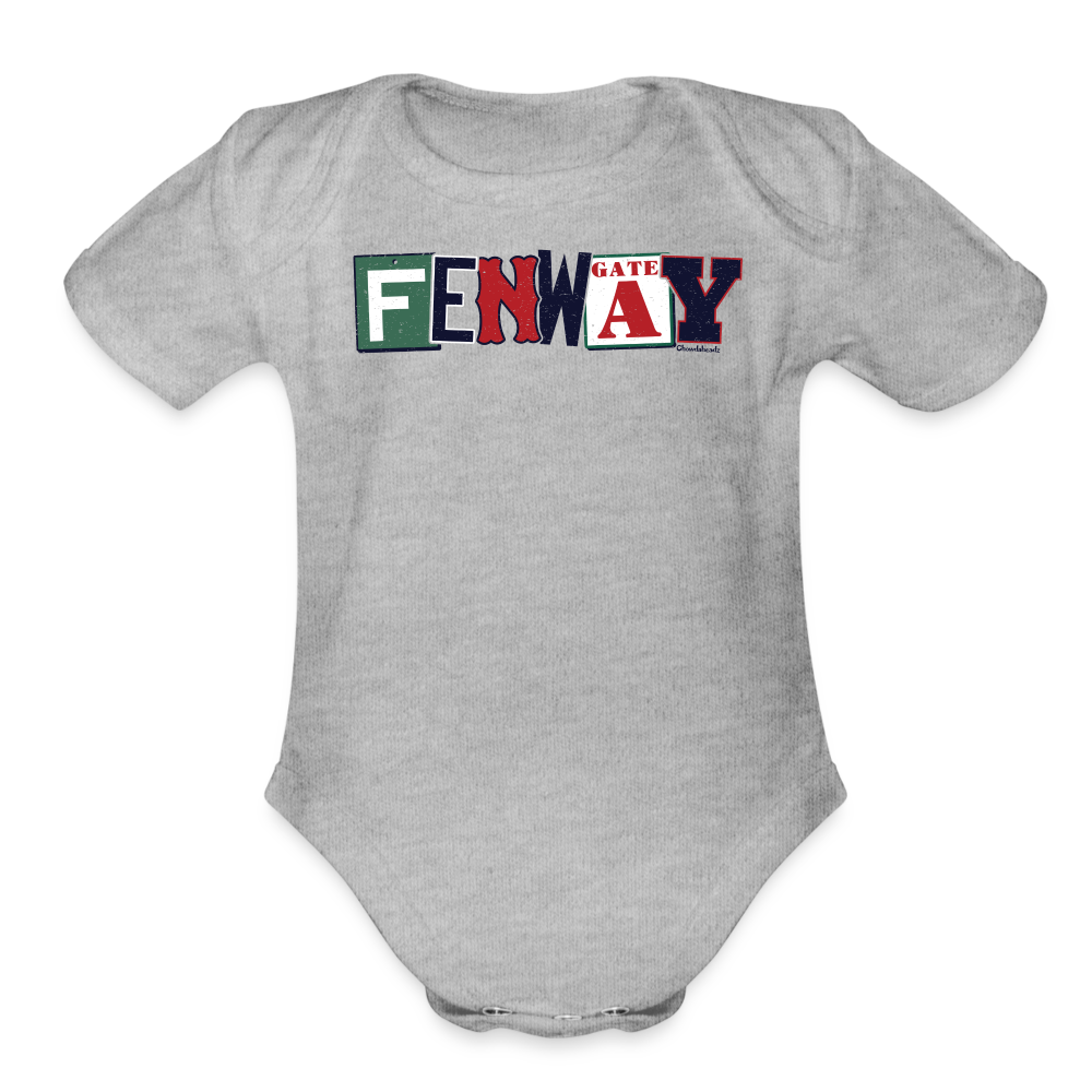 Fenway Pride Infant One Piece - heather grey