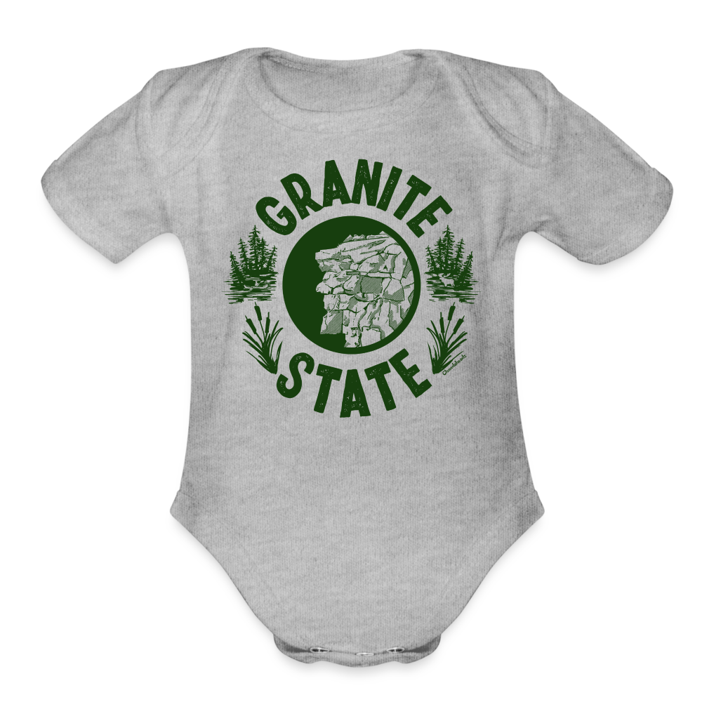 Granite State Infant One Piece - heather grey
