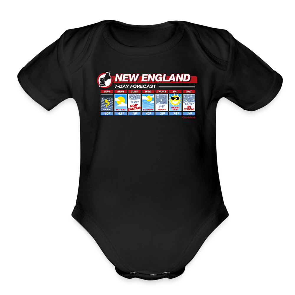 New England Weather Infant One Piece - black