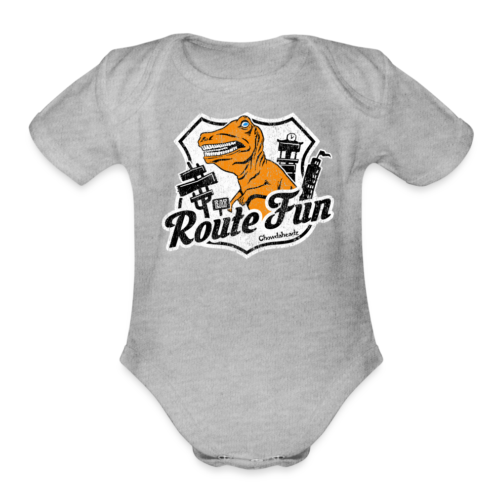 Route Fun Infant One Piece - heather grey