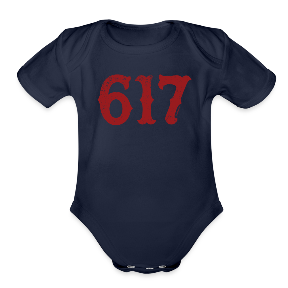 Boston 617 Team Spirit Infant One Piece - dark navy