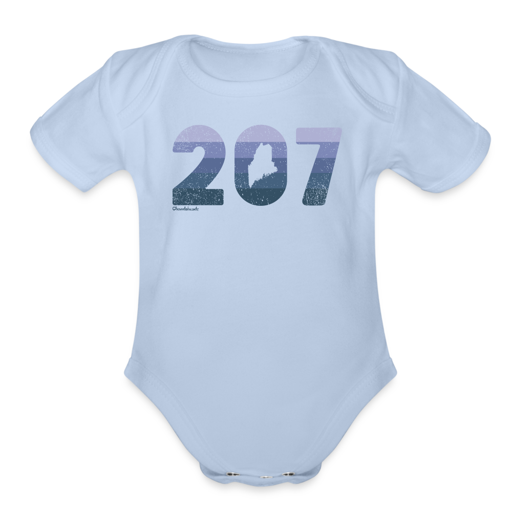 Maine Retro 207 Infant One Piece - sky