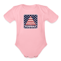 Fenway Stars & Stripes Infant One Piece - light pink