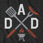 DAD Grill Icons graphic detail in Charcoal