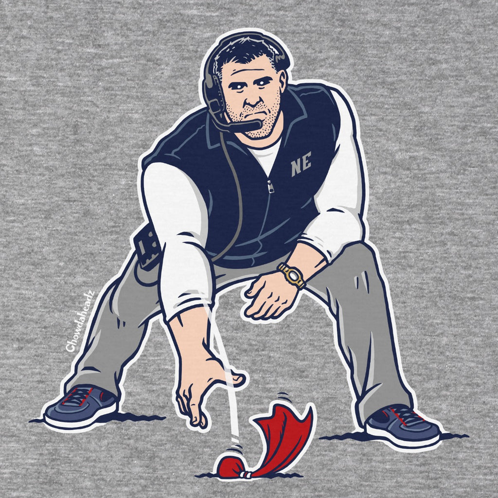 Three Point Stance Coach tee graphic detail in Gray