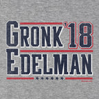 Gronk Edelman '18 tee graphic detail in Gray