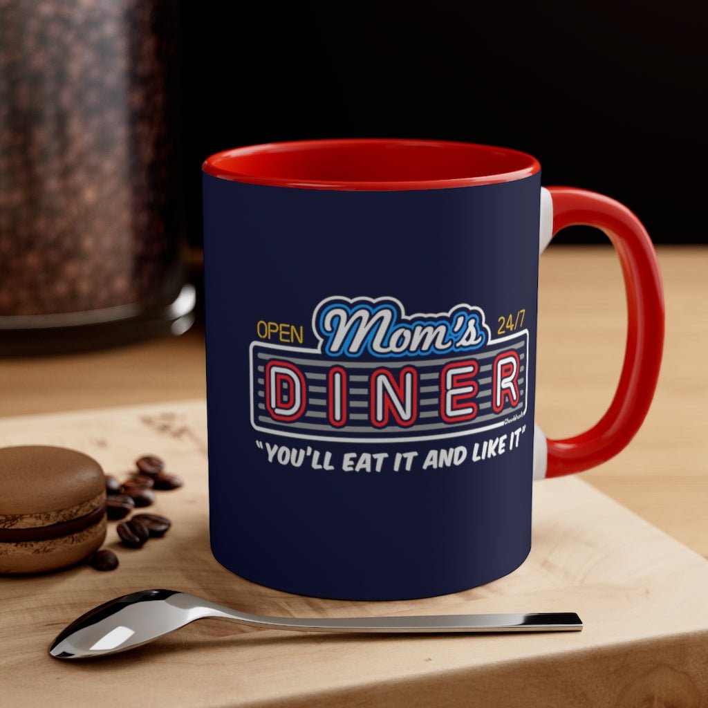 Mom's Diner Accent Coffee Mug, 11oz - Chowdaheadz
