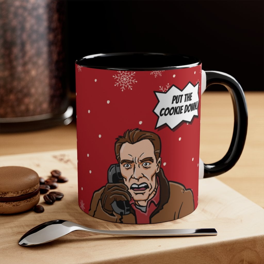 Put the Cookie Down Arnold Accent Coffee Mug, 11oz - Chowdaheadz