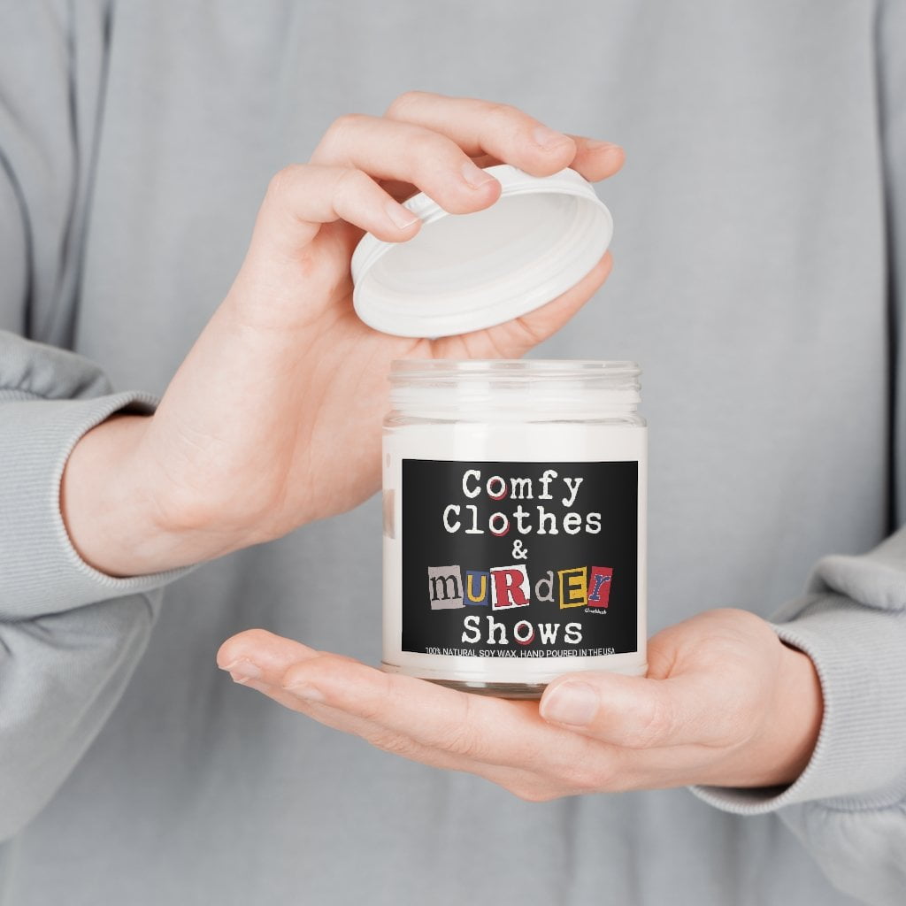 Comfy Clothes & Murder Shows 9oz Candle - Chowdaheadz