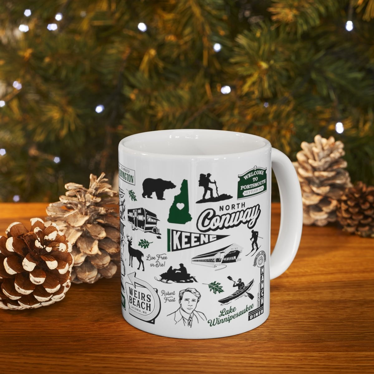 New Hampshire Tourist 11oz Coffee Mug - Chowdaheadz
