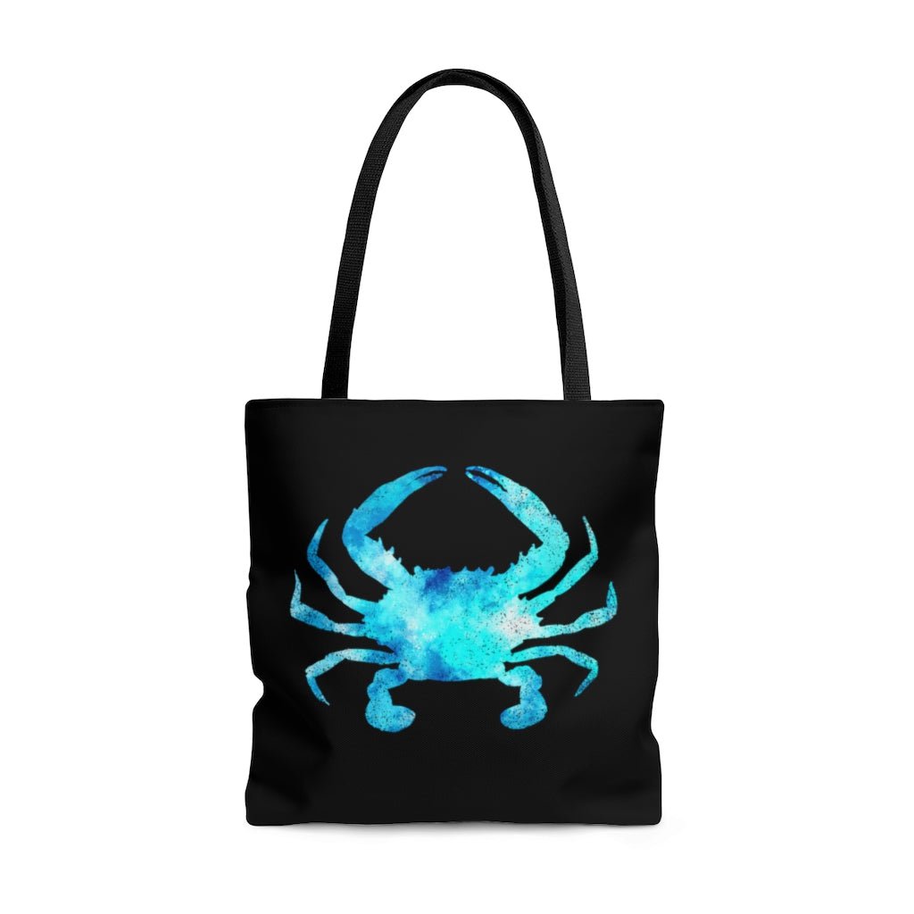 Blue Crab Watercolor Tote Bag - Chowdaheadz