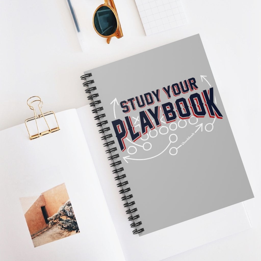 Study Your Playbook Spiral Notebook - Chowdaheadz