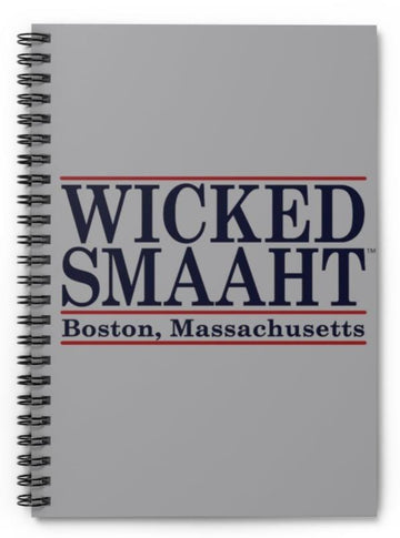 Wicked Smaaht Boston Bar Spiral Notebook - Chowdaheadz