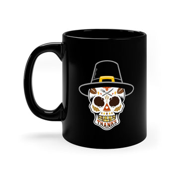 Thanksgiving Pilgrim Dead Head 11oz Coffee Mug - Chowdaheadz