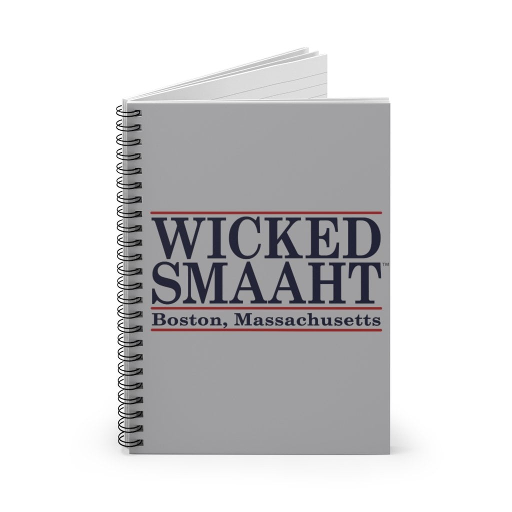 Wicked Smaaht Boston Bar Spiral Notebook - Chowdaheadz