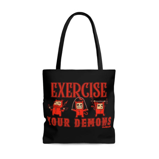 Exercise Your Demons Tote Bag - Chowdaheadz